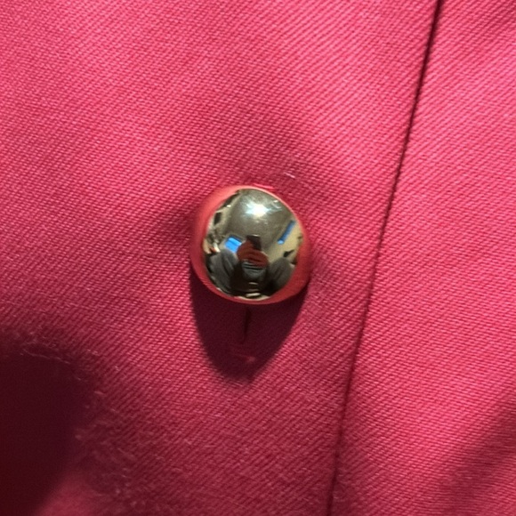 1960s Bernard holtzman  Magnin by I Magnin Coral Trench Coat Jacket Vint… - Picture 3 of 9